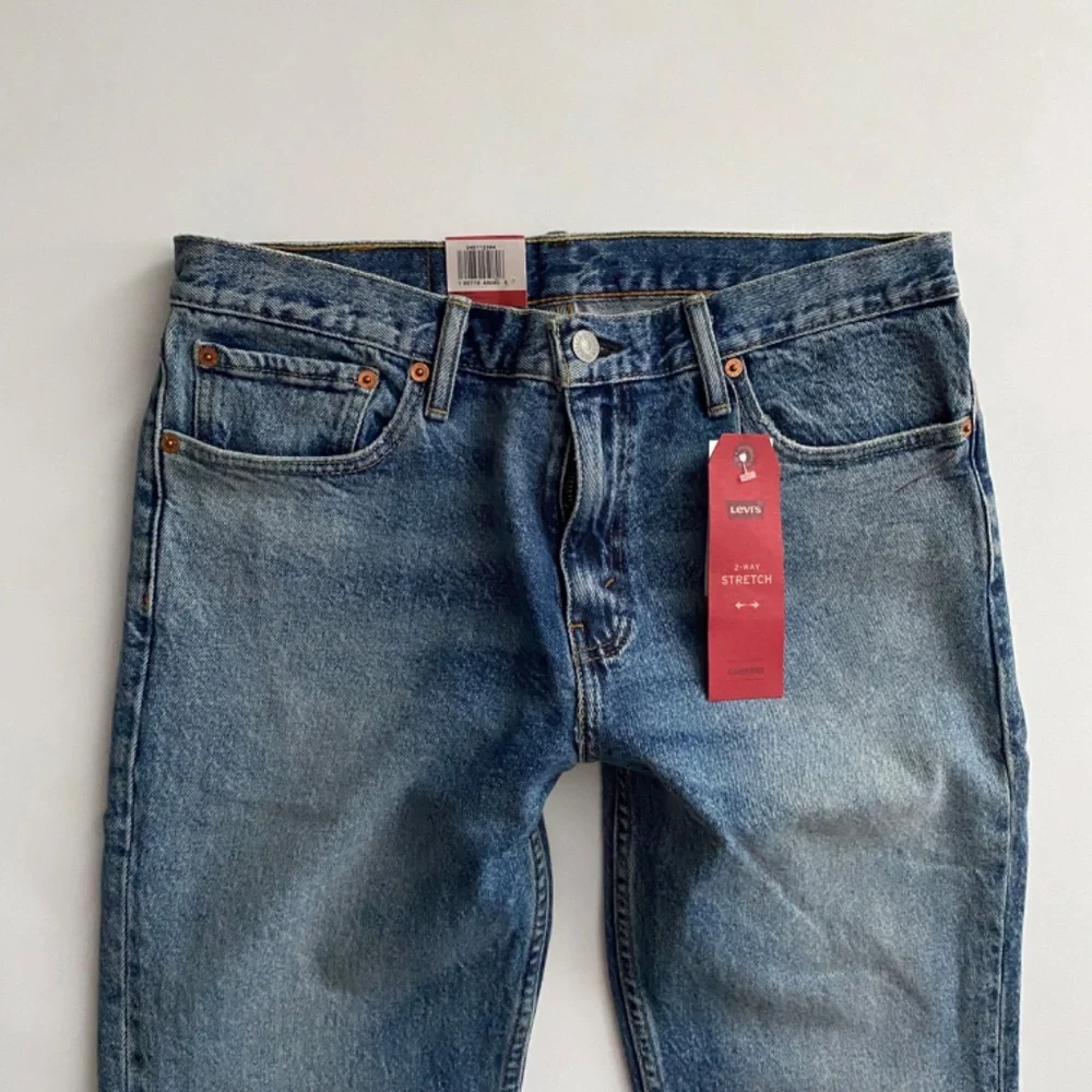 Levi's Men's 511 Slim Fit Sublime Rhythm Distressed Jeans Red Mark 32 x 30